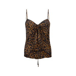 Dolci Drawstring Top Painted Leo